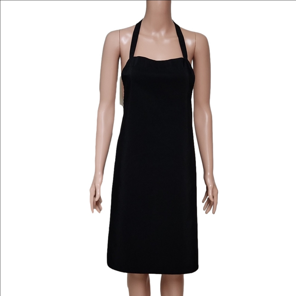 Black apron no pockets
